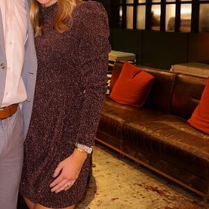 GREYLIN Elegant Purple Women's Dress